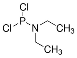 Diethylaminodichlorophosphine - CAS:1069-08-5 - Diethylphosphoramidous dichloride, (Diethylamido)dichlorophosphite, (Diethylamino)phosphine dichloride, Dichloro(diethylamido)phosphine, Dichloro(diethylamino)phosphine, Dichlorophosphorous diethylamide
